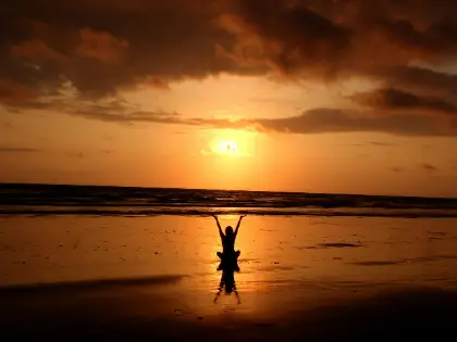 Meditation Sunset